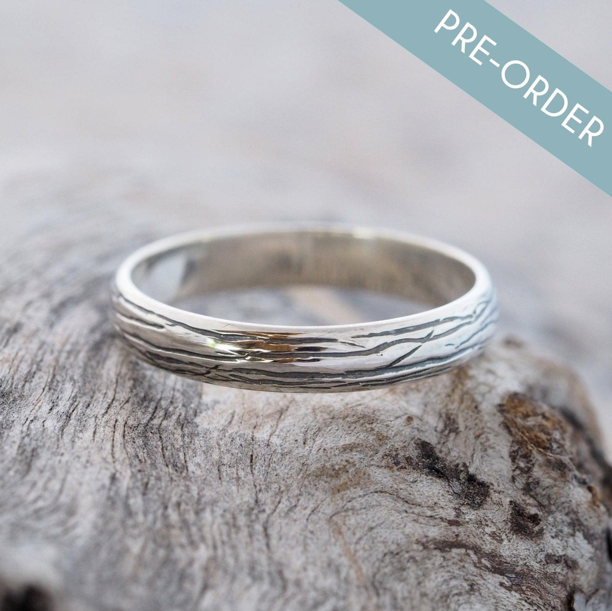 Lines Wedding Band in Silver - Gardens of the Sun | Ethical Jewelry