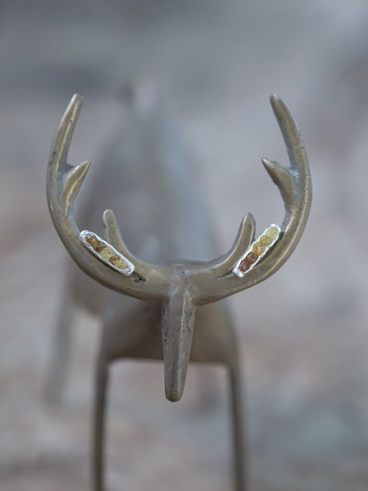 Mali Garnet Earrings with Hidden Gems - Gardens of the Sun | Ethical Jewelry