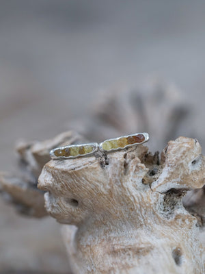 Mali Garnet Earrings with Hidden Gems - Gardens of the Sun | Ethical Jewelry