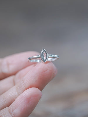 Marquise Aquamarine Ring - Gardens of the Sun | Ethical Jewelry