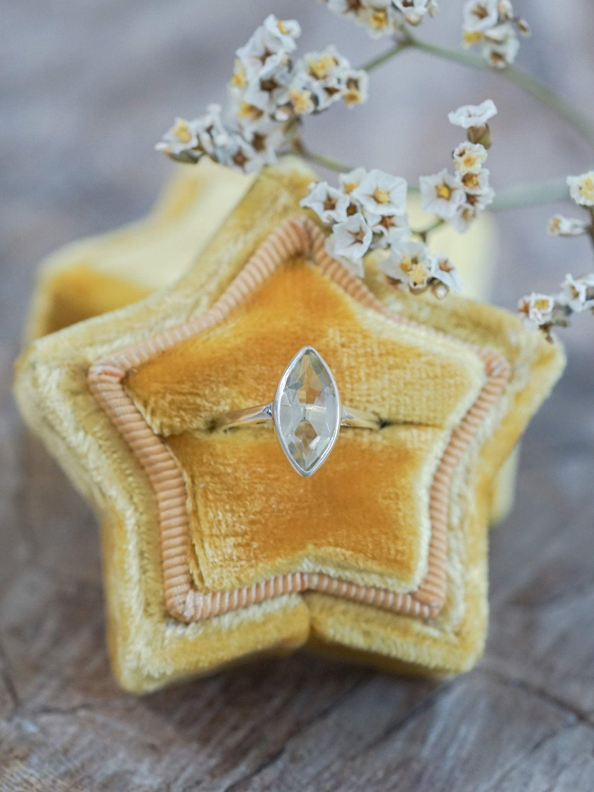 Marquise Citrine Ring - Gardens of the Sun | Ethical Jewelry
