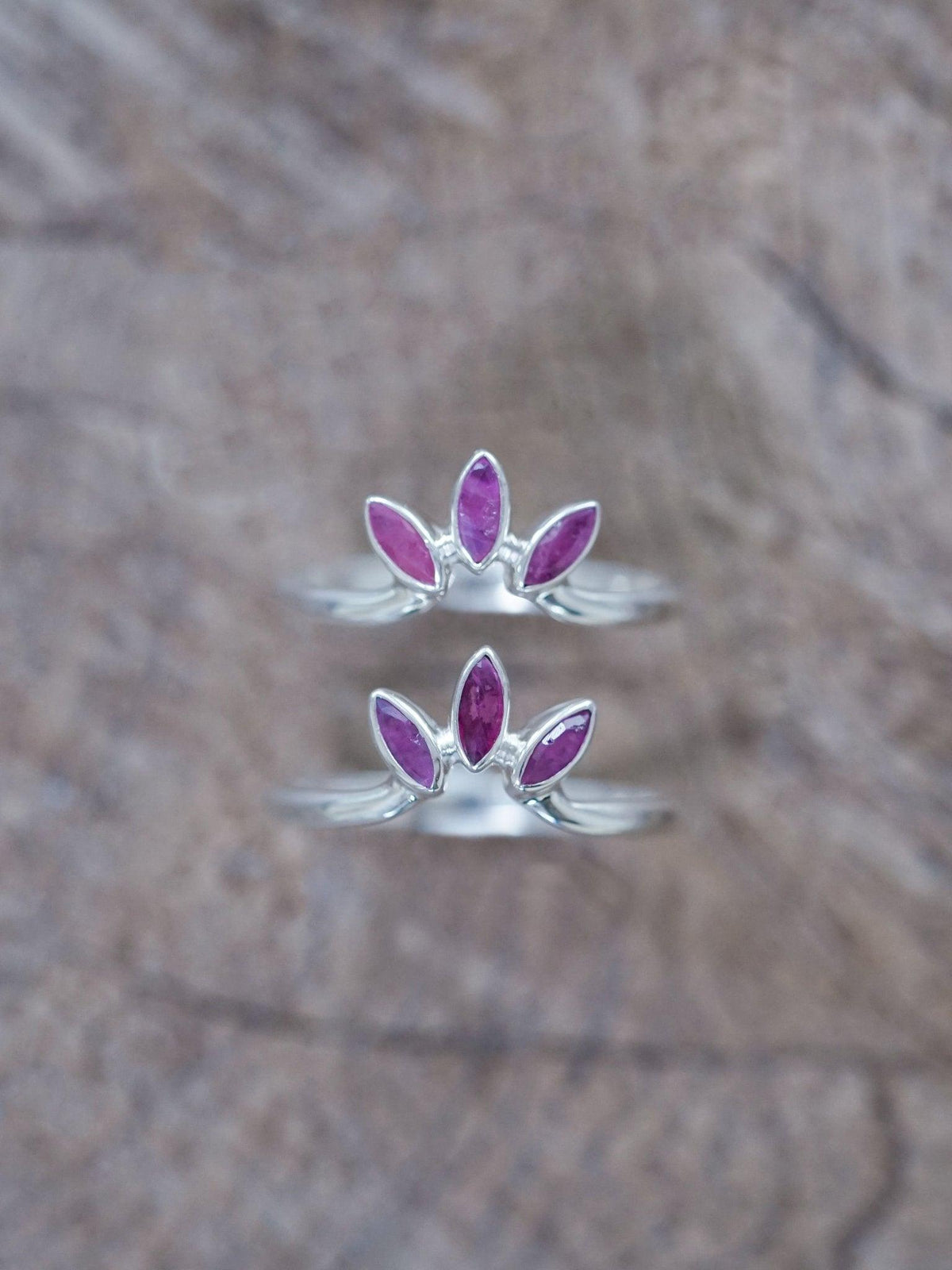 Marquise Ruby Crown Ring - Gardens of the Sun | Ethical Jewelry