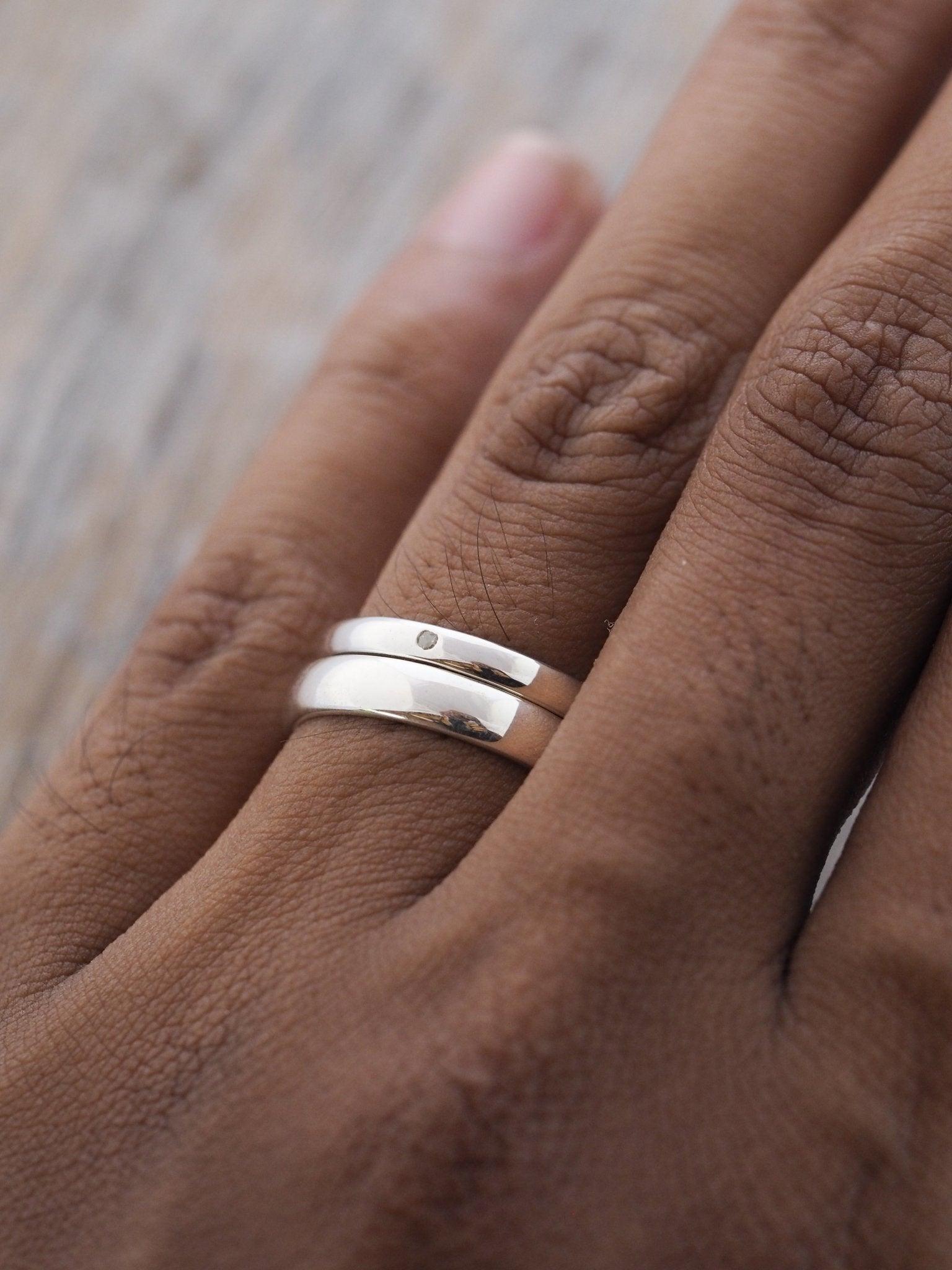 Men-gagement Ring Set Gardens of the Sun Ethical Jewelry