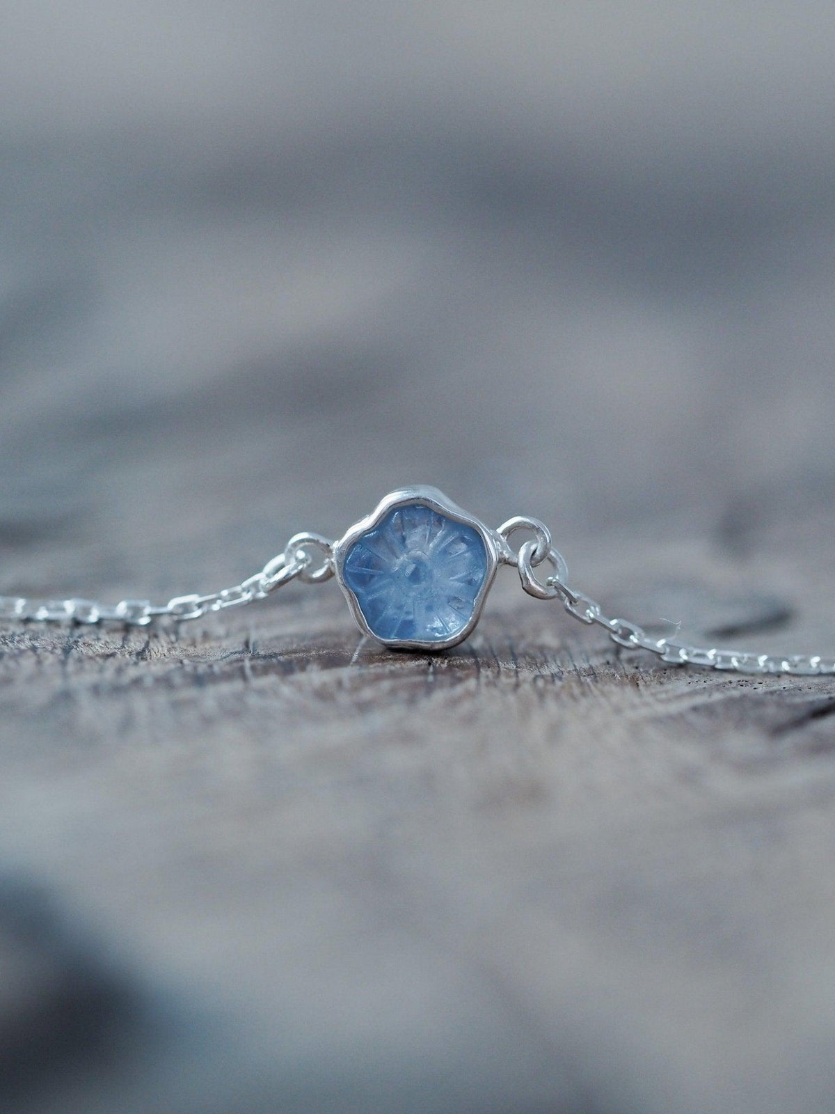 Montana Sapphire Flower Bracelet - Gardens of the Sun | Ethical Jewelry