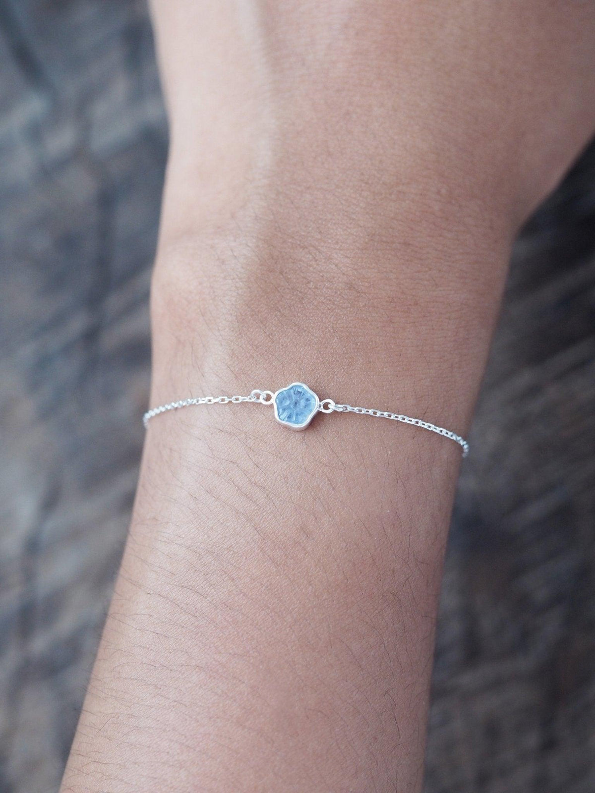 Montana Sapphire Flower Bracelet - Gardens of the Sun | Ethical Jewelry