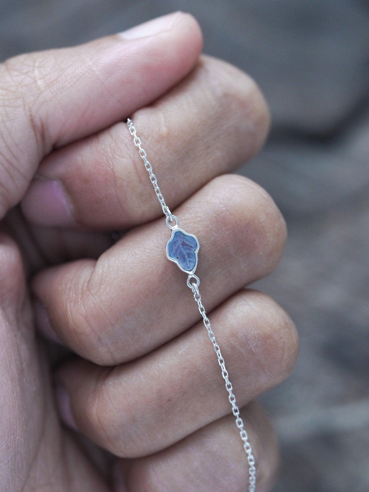 Montana Sapphire Flower Bracelet - Gardens of the Sun | Ethical Jewelry