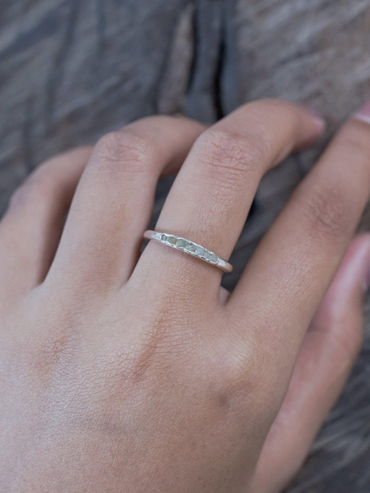 Montana Sapphire Ring with Hidden Gems - Gardens of the Sun | Ethical Jewelry