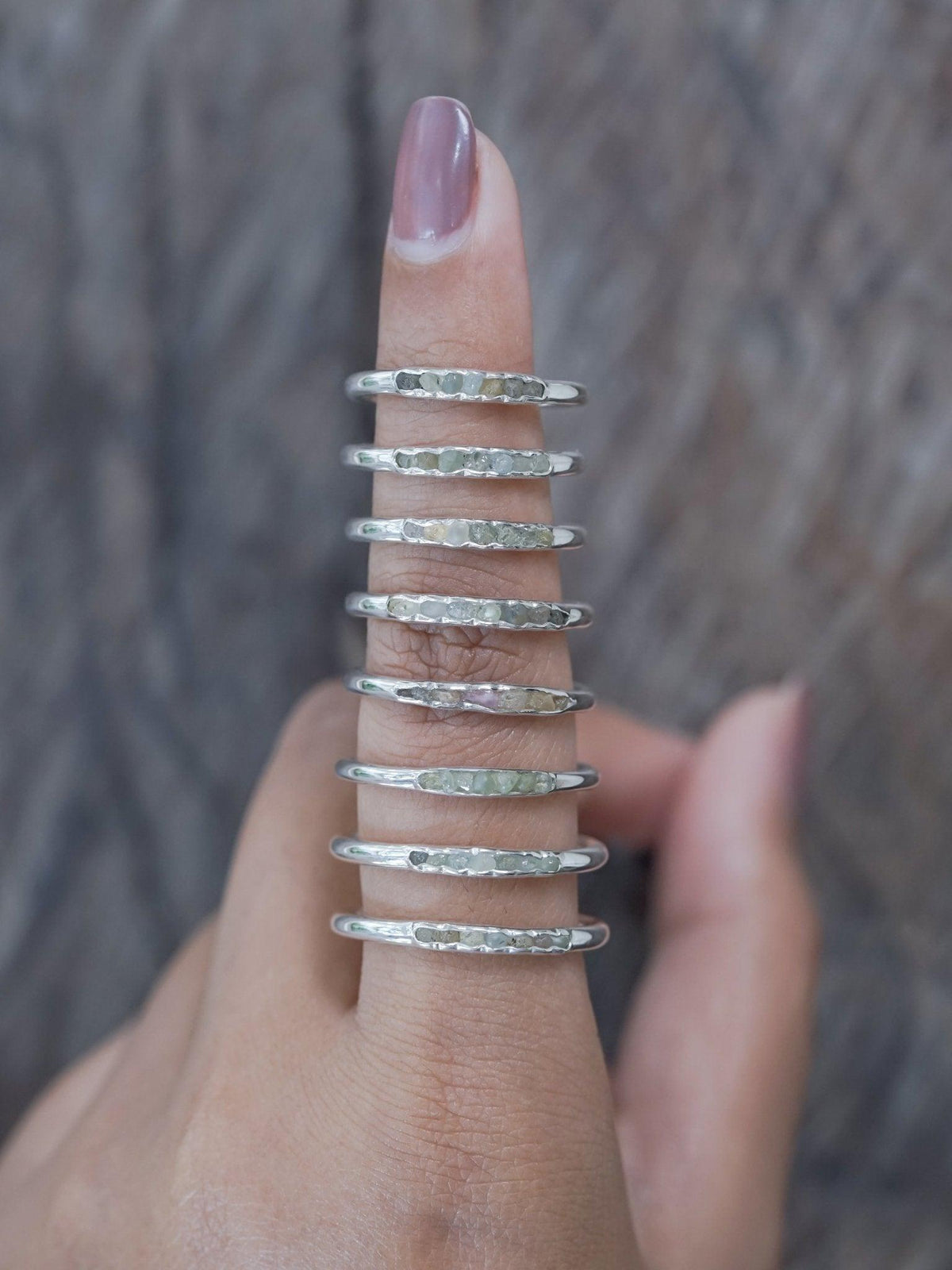 Montana Sapphire Ring with Hidden Gems - Gardens of the Sun | Ethical Jewelry