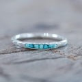 Nevada Turquoise Ring with Hidden Gems - Gardens of the Sun | Ethical Jewelry