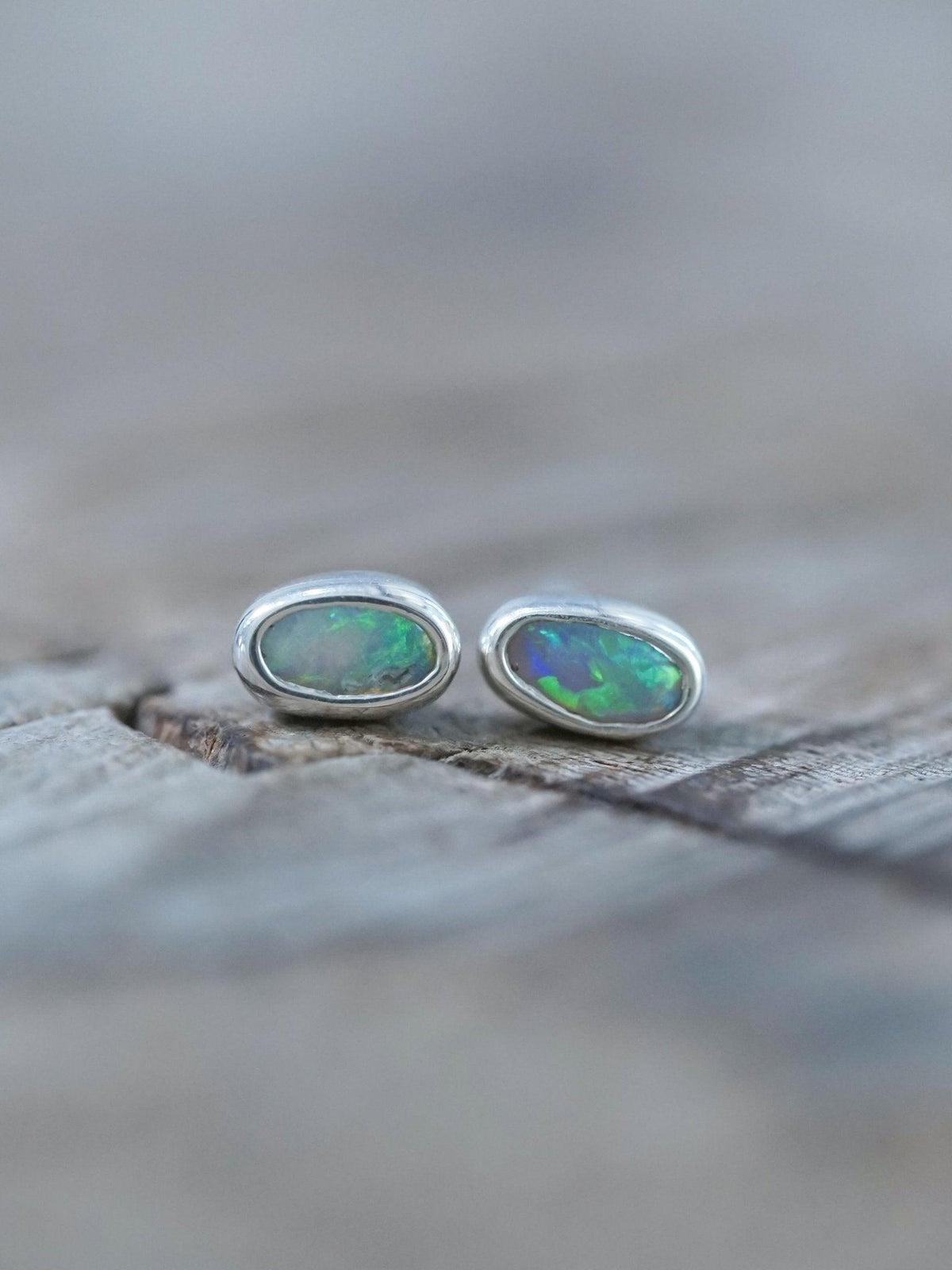 Opal Earrings - Gardens of the Sun | Ethical Jewelry
