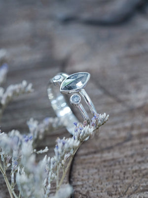 Open Diamond Ring - Gardens of the Sun | Ethical Jewelry