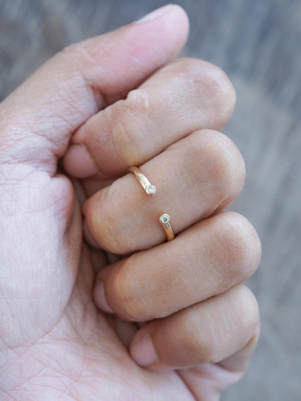 Open Diamond Ring - Gardens of the Sun | Ethical Jewelry