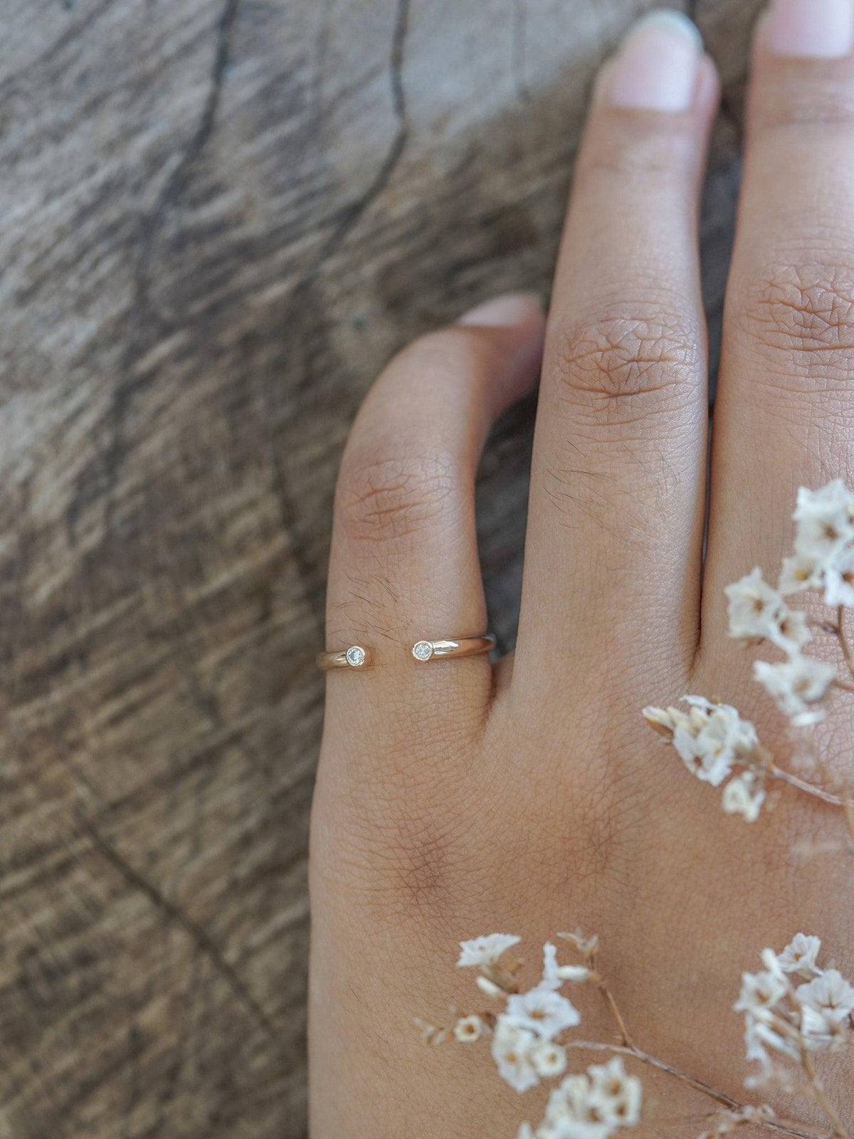 Open Diamond Ring - Gardens of the Sun | Ethical Jewelry