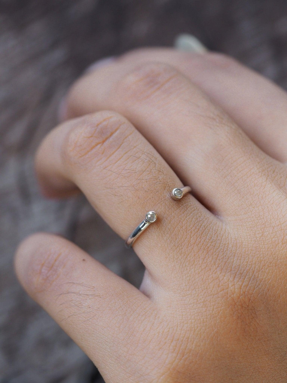 Open Diamond Ring - Gardens of the Sun | Ethical Jewelry