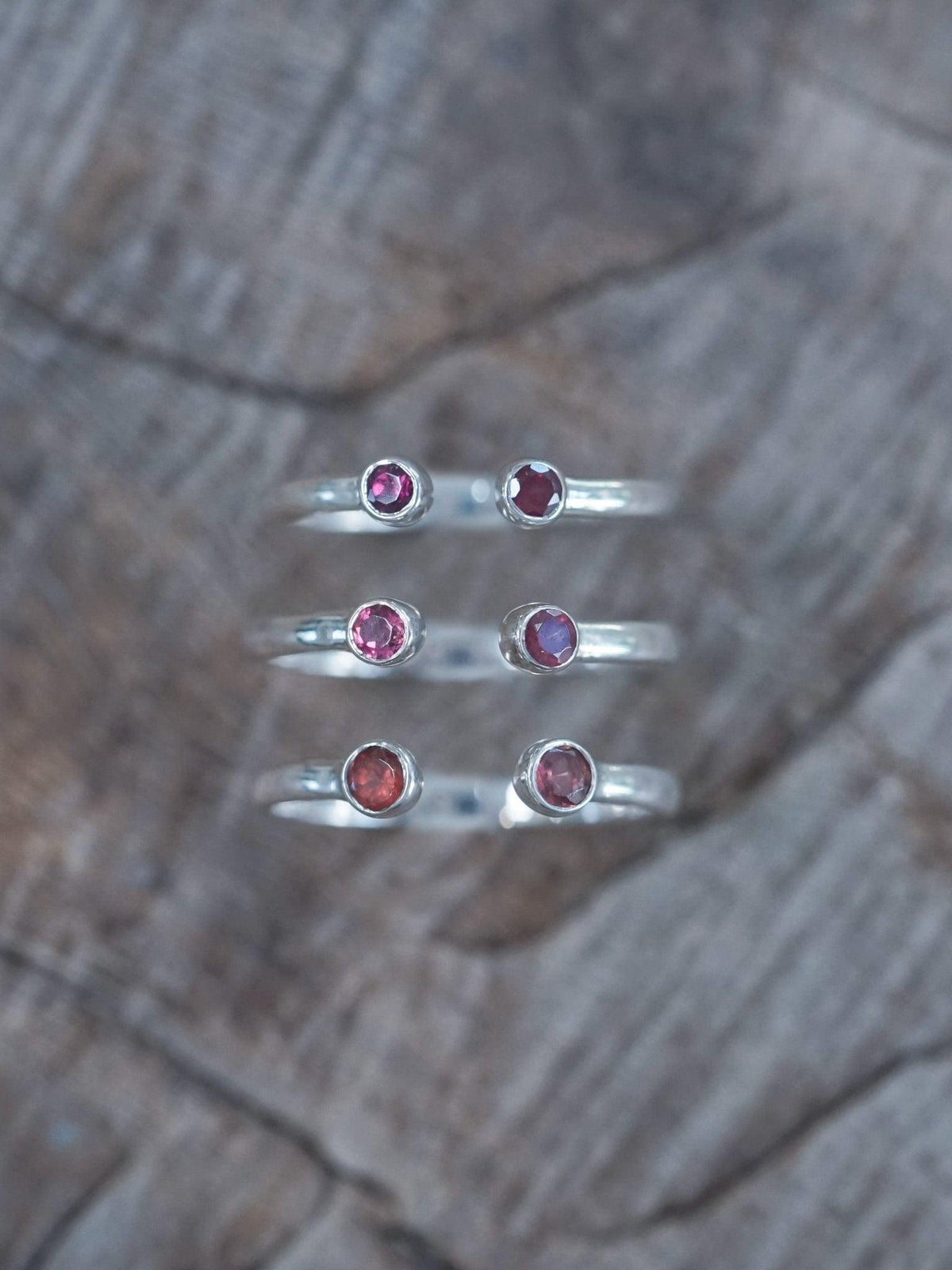 Open Garnet Ring - Gardens of the Sun | Ethical Jewelry