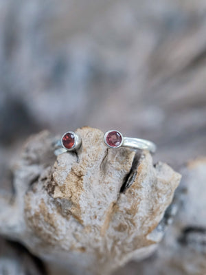 Open Garnet Ring - Gardens of the Sun | Ethical Jewelry