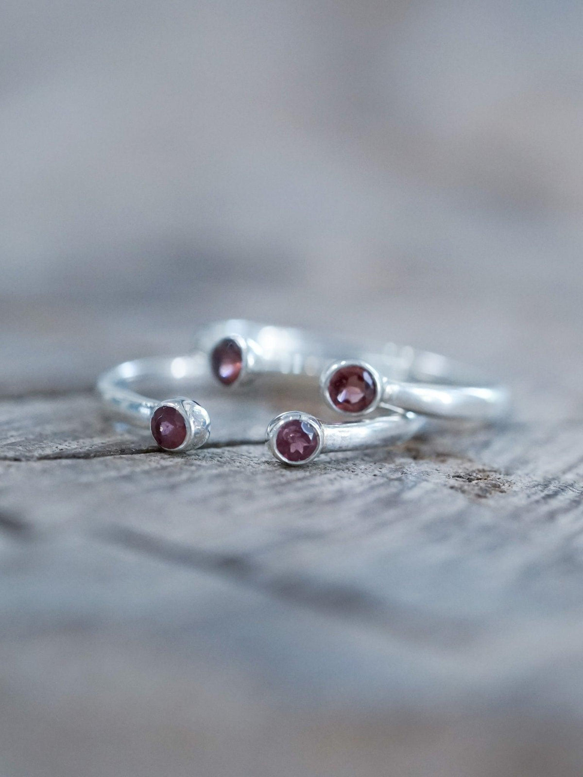 Open Garnet Ring - Gardens of the Sun | Ethical Jewelry