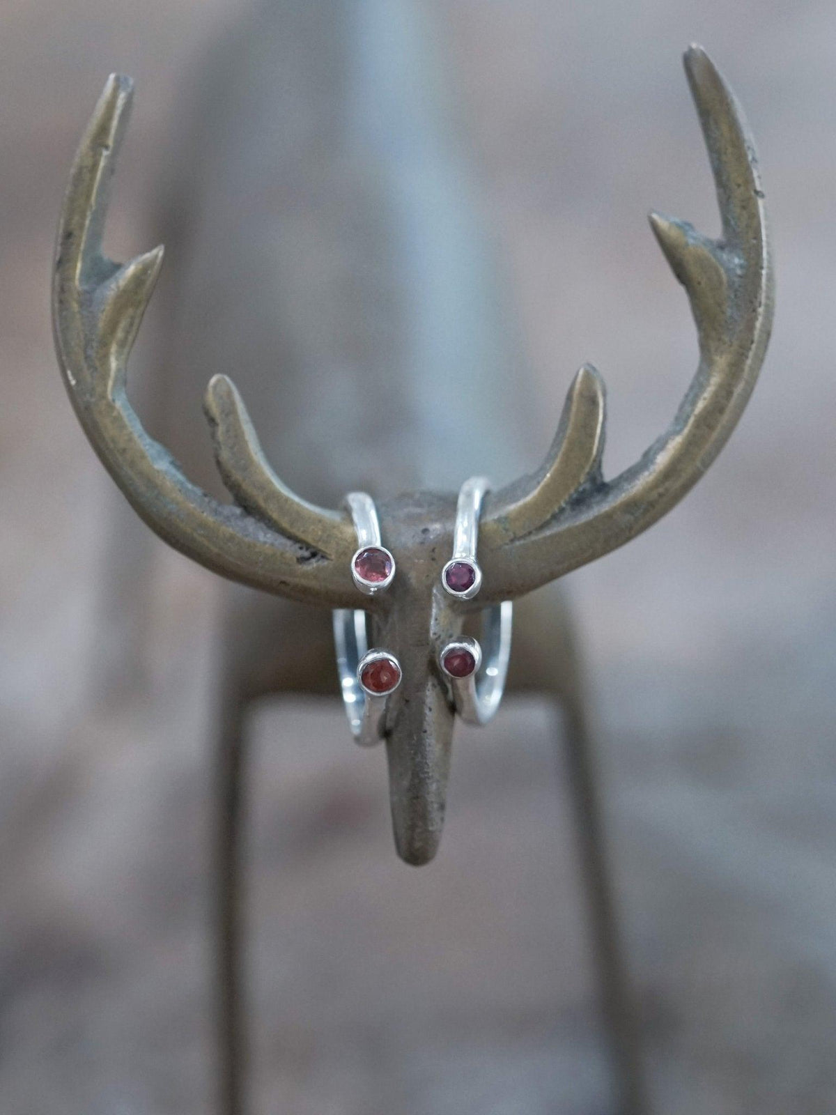 Open Garnet Ring - Gardens of the Sun | Ethical Jewelry