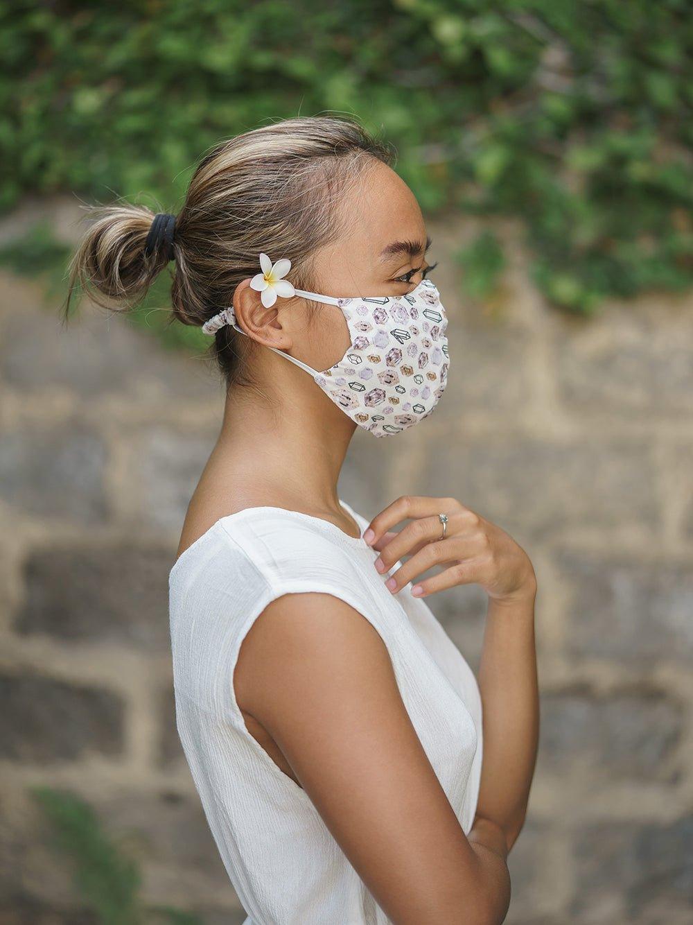 Organic Cotton Face Mask - Gardens of the Sun | Ethical Jewelry