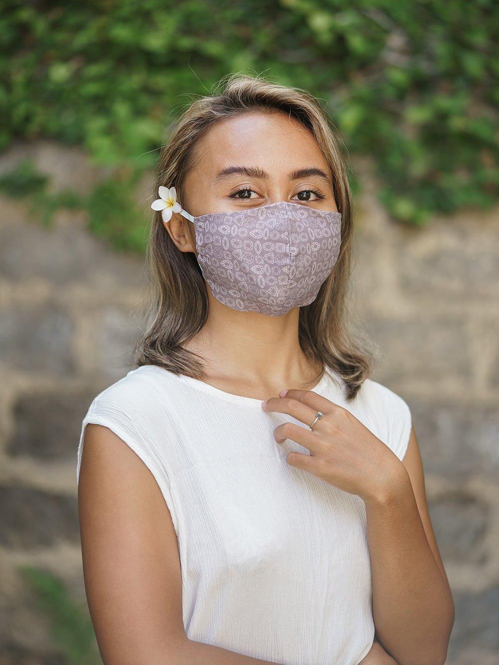 Organic Cotton Face Mask - Gardens of the Sun | Ethical Jewelry