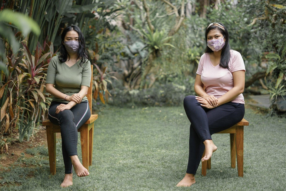 Organic Cotton Face Mask - Gardens of the Sun | Ethical Jewelry