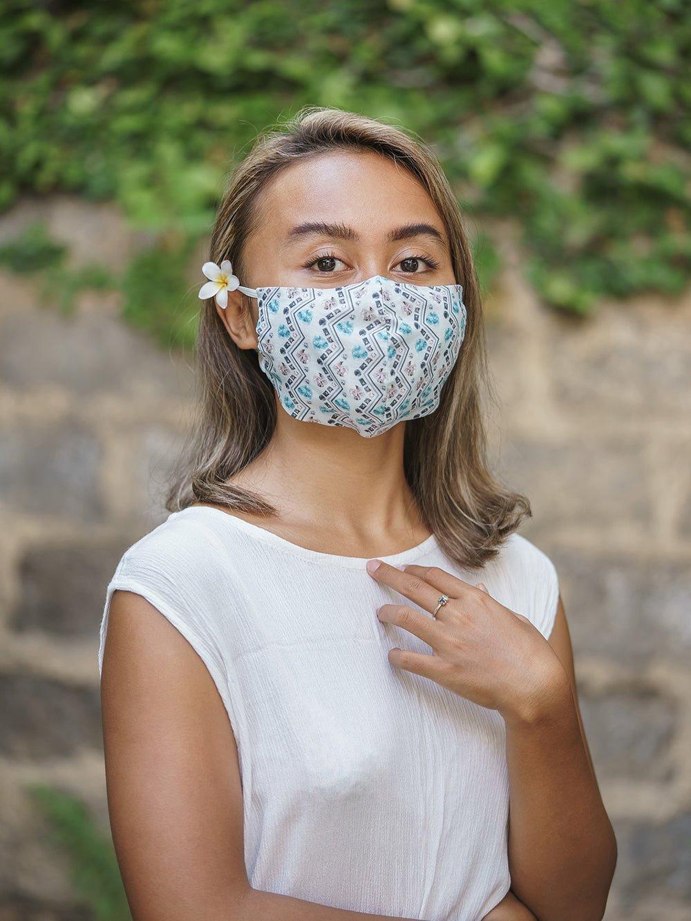 Organic Cotton Face Mask - Gardens of the Sun | Ethical Jewelry