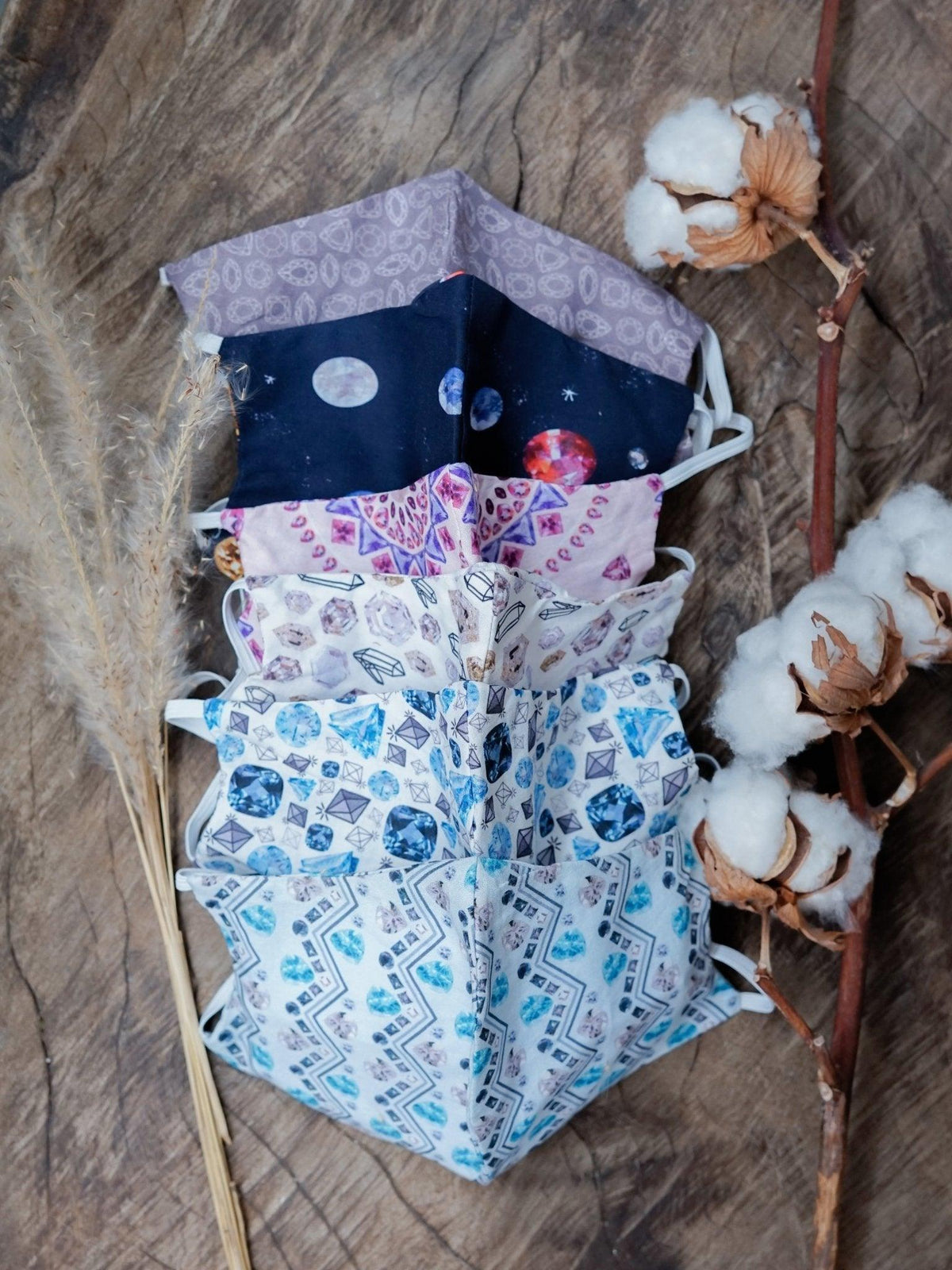 Organic Cotton Face Mask - Gardens of the Sun | Ethical Jewelry