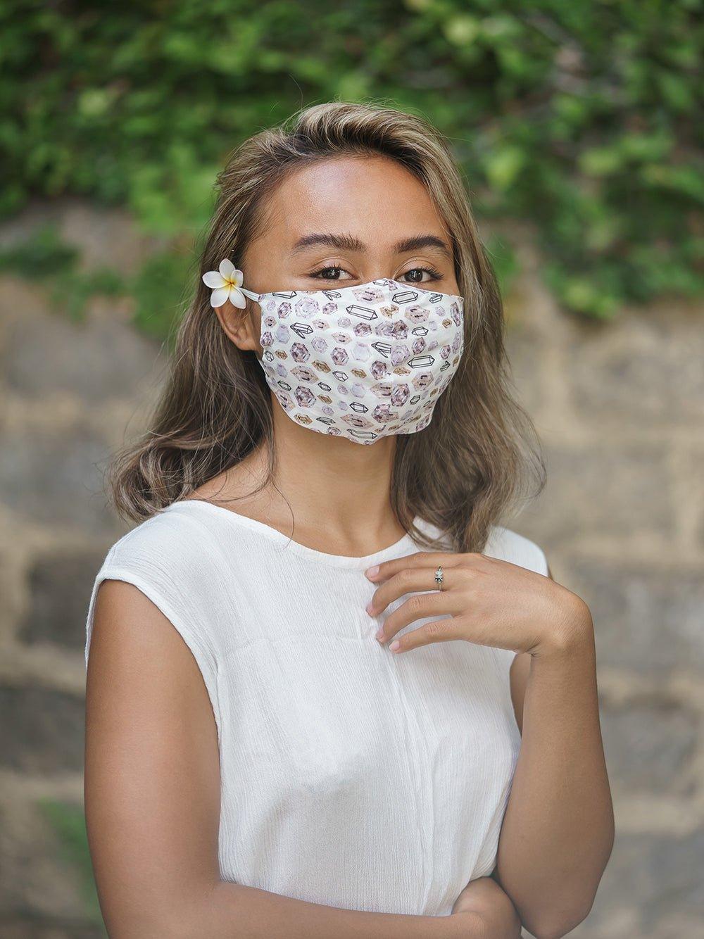 Organic Cotton Face Mask - Gardens of the Sun | Ethical Jewelry