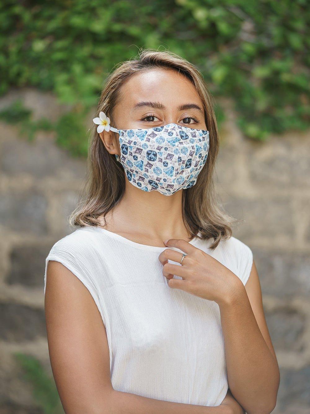 Organic Cotton Face Mask - Gardens of the Sun | Ethical Jewelry