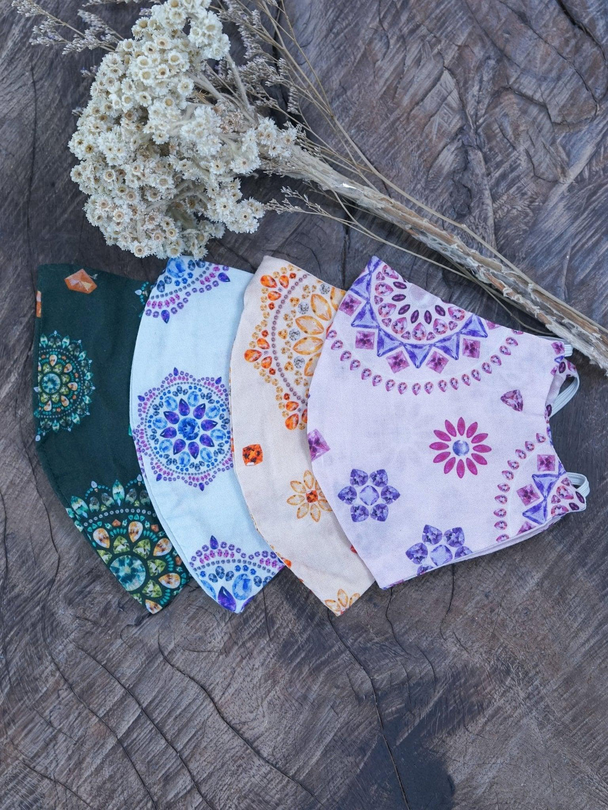 Organic Cotton Face Mask - Gardens of the Sun | Ethical Jewelry