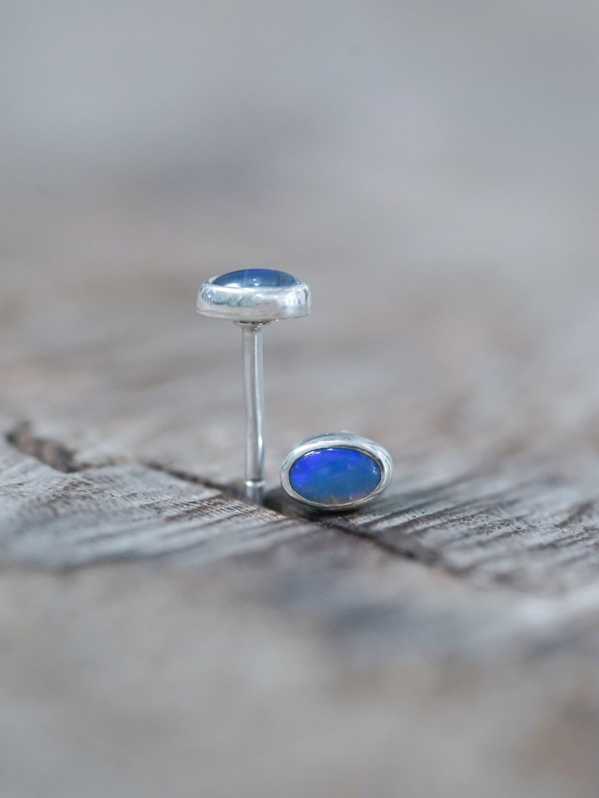 Oval Opal Earrings - Gardens of the Sun | Ethical Jewelry