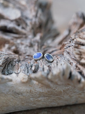 Oval Opal Earrings - Gardens of the Sun | Ethical Jewelry