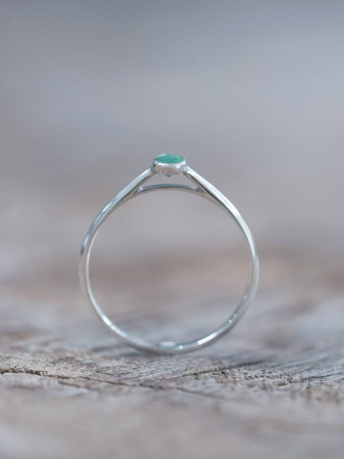 Pear Emerald Ring - Gardens of the Sun | Ethical Jewelry
