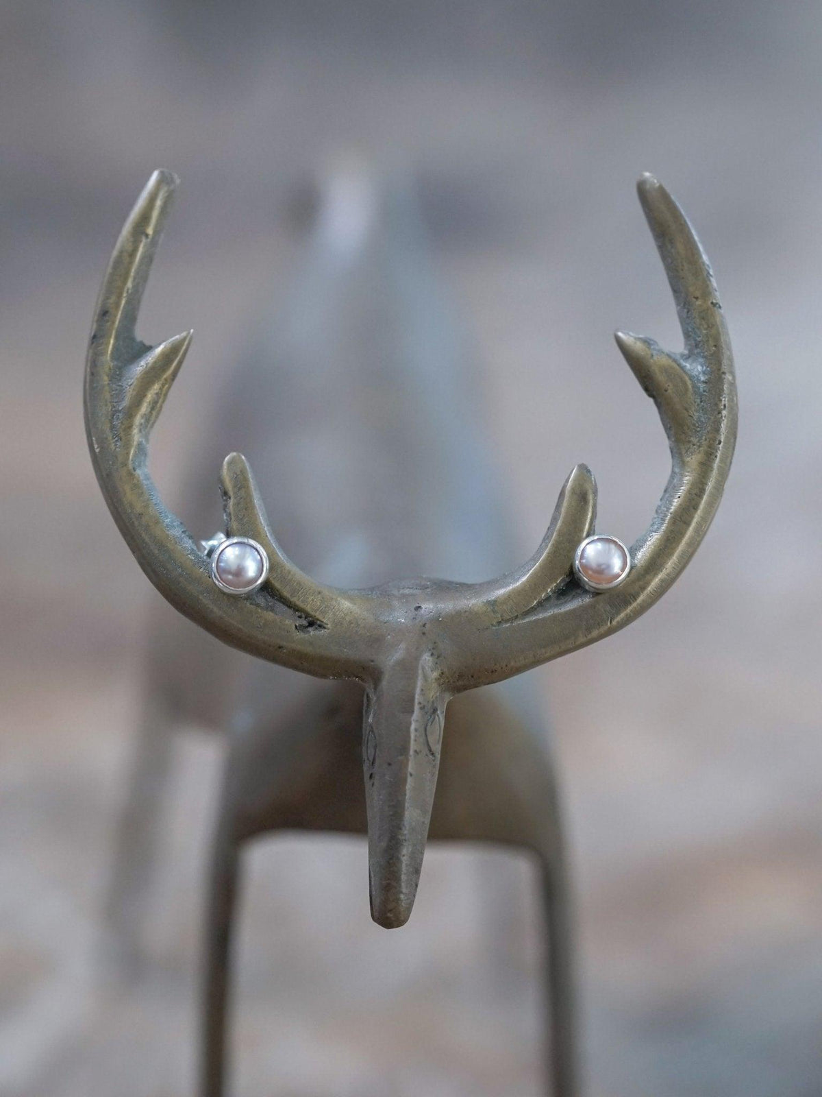 Pearl Button Earrings - Gardens of the Sun | Ethical Jewelry