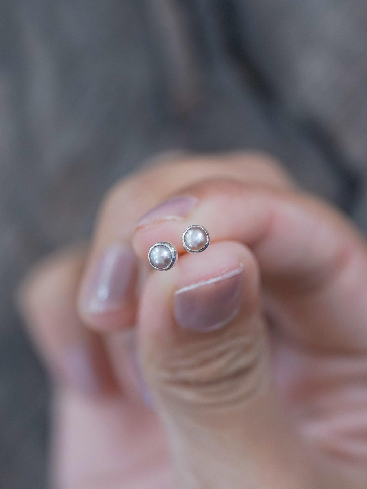 Pearl Button Earrings - Gardens of the Sun | Ethical Jewelry