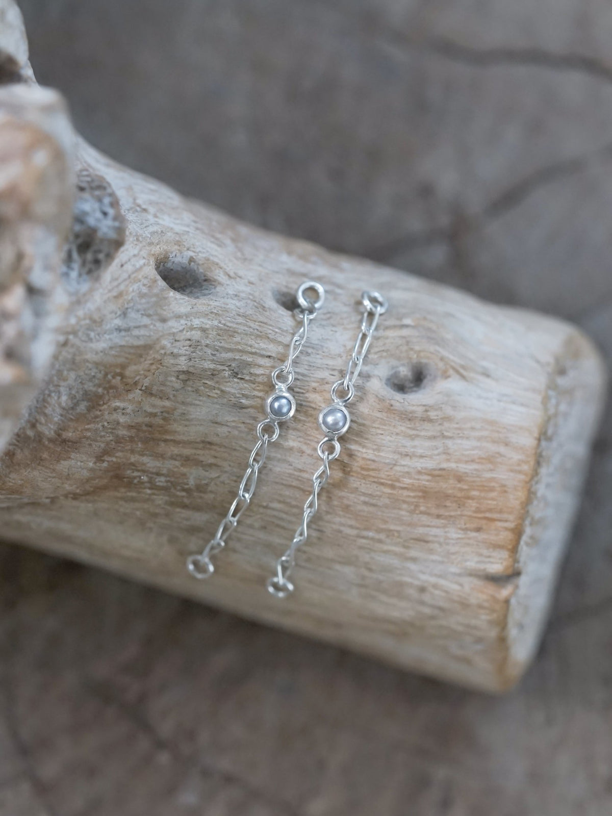 Pearl Ear Chains - Gardens of the Sun | Ethical Jewelry