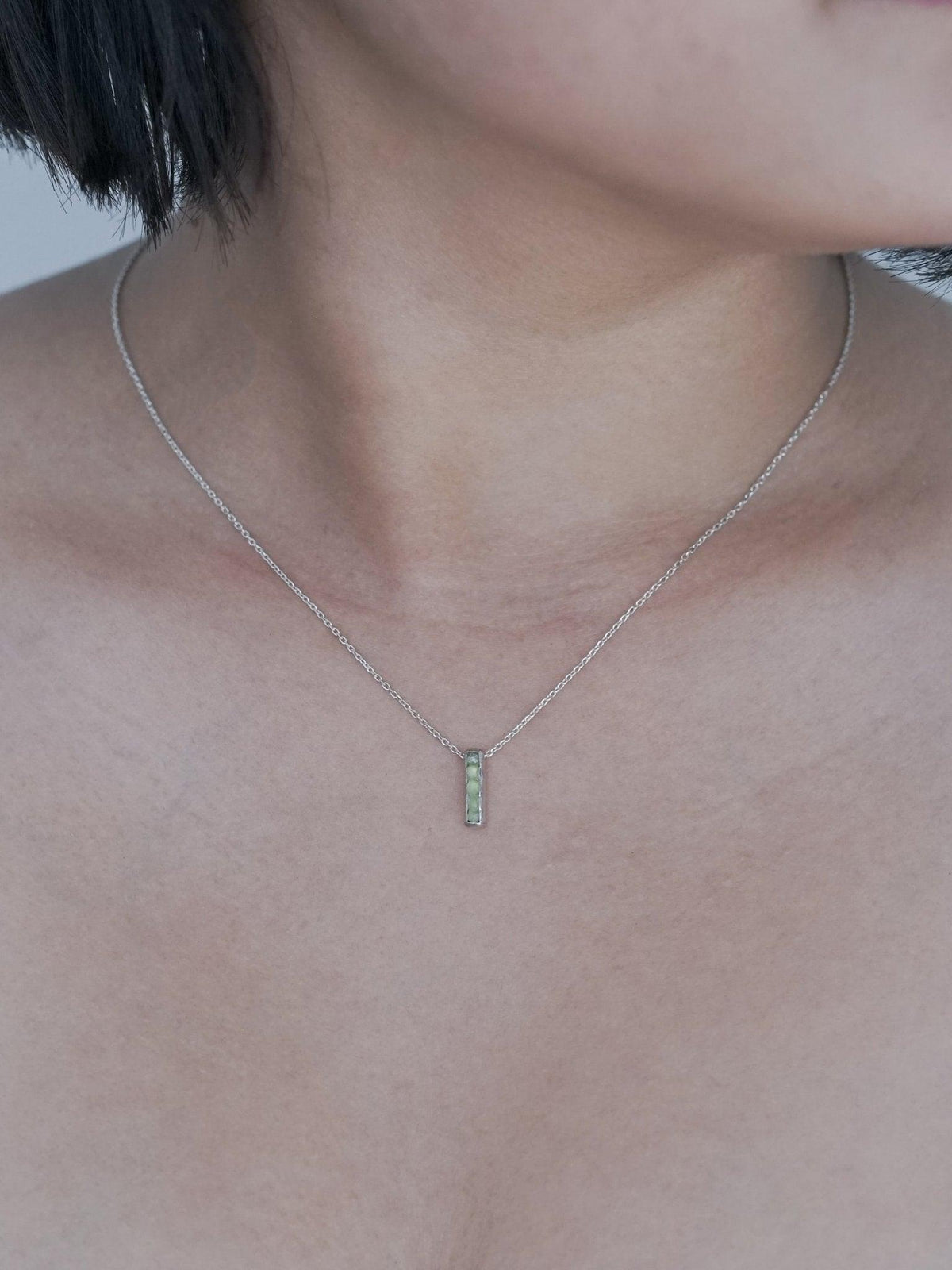 Peridot Necklace with Hidden Gems - Gardens of the Sun | Ethical Jewelry