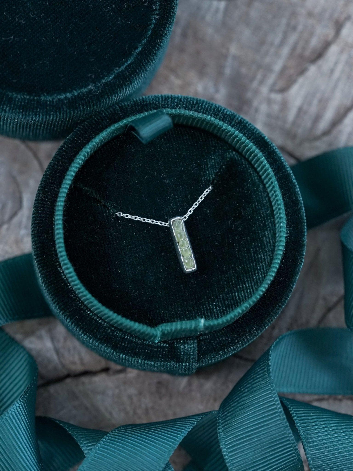 Peridot Necklace with Hidden Gems - Gardens of the Sun | Ethical Jewelry