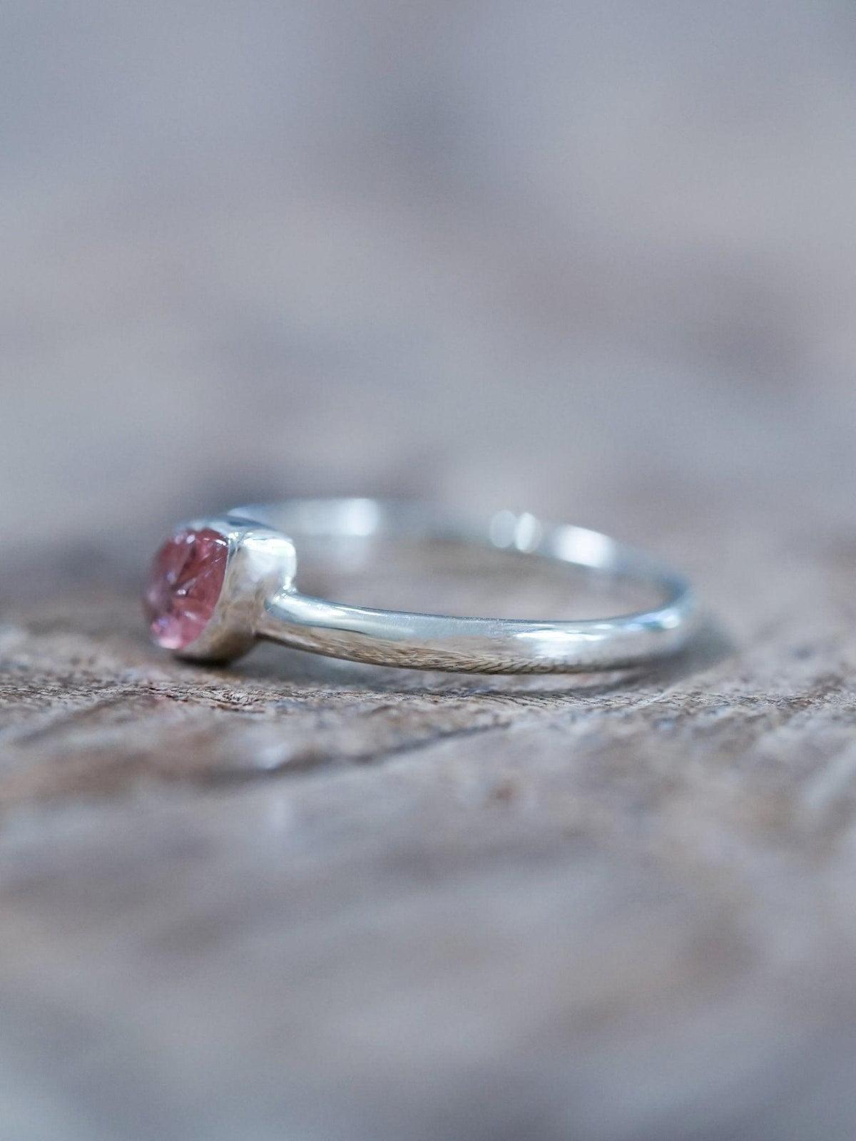 Pink Tourmaline Leaf Ring - Gardens of the Sun | Ethical Jewelry