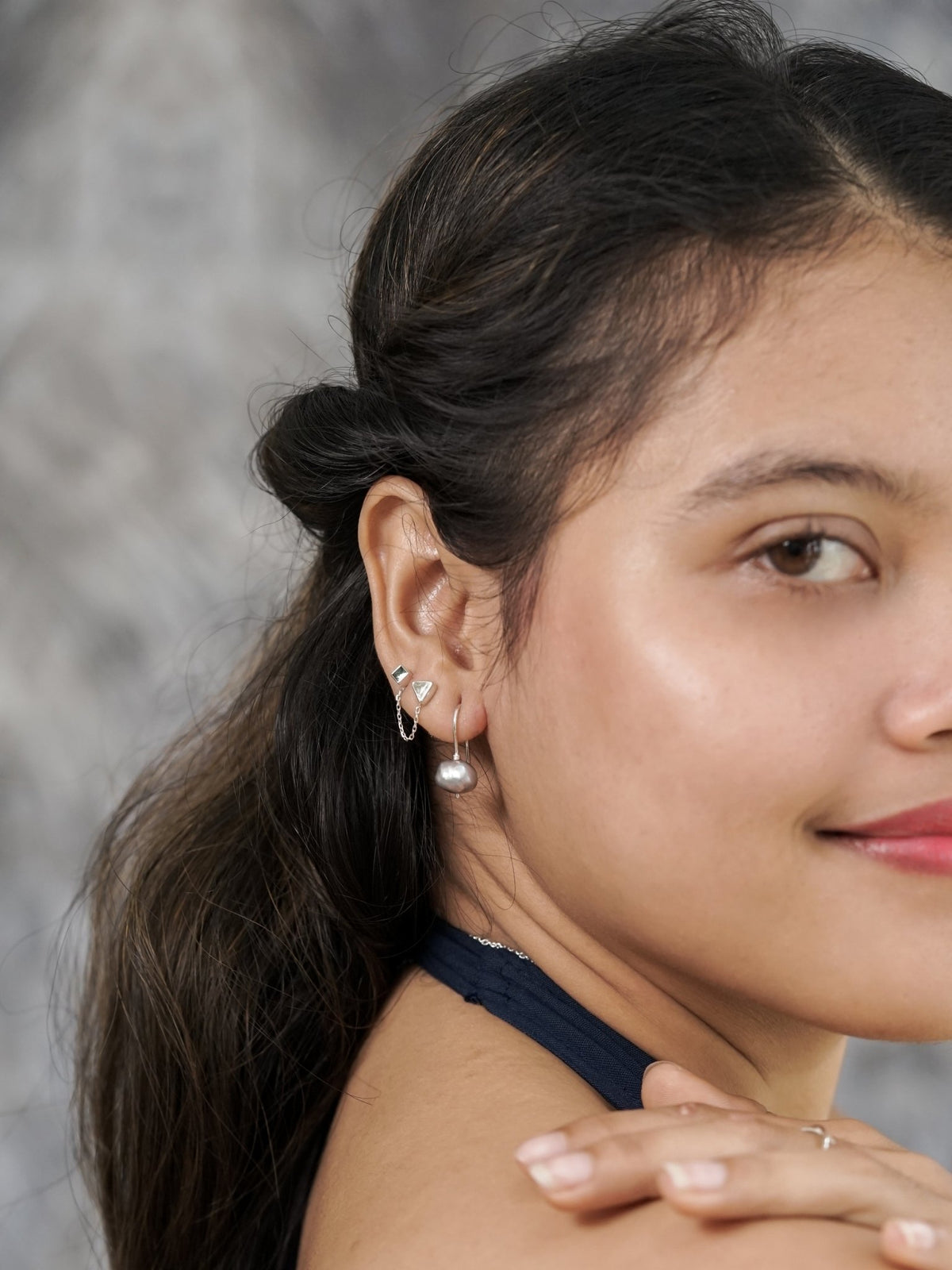 Plain Ear Chains - Gardens of the Sun | Ethical Jewelry