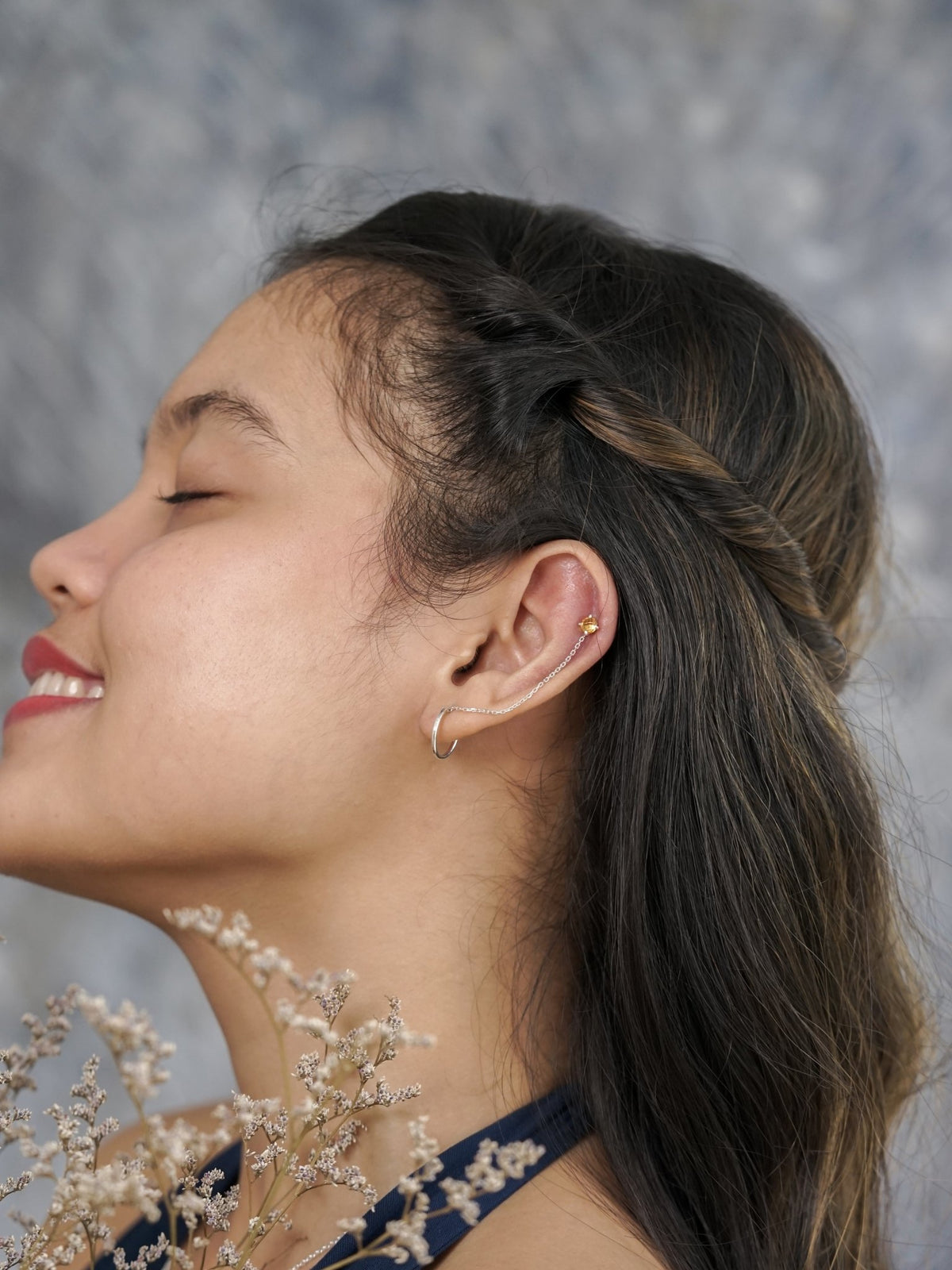Plain Ear Chains - Gardens of the Sun | Ethical Jewelry