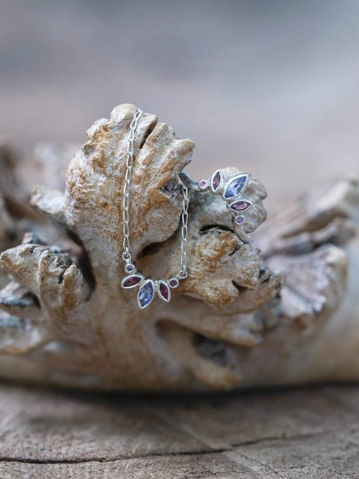 Purple Crown Necklace - Gardens of the Sun | Ethical Jewelry