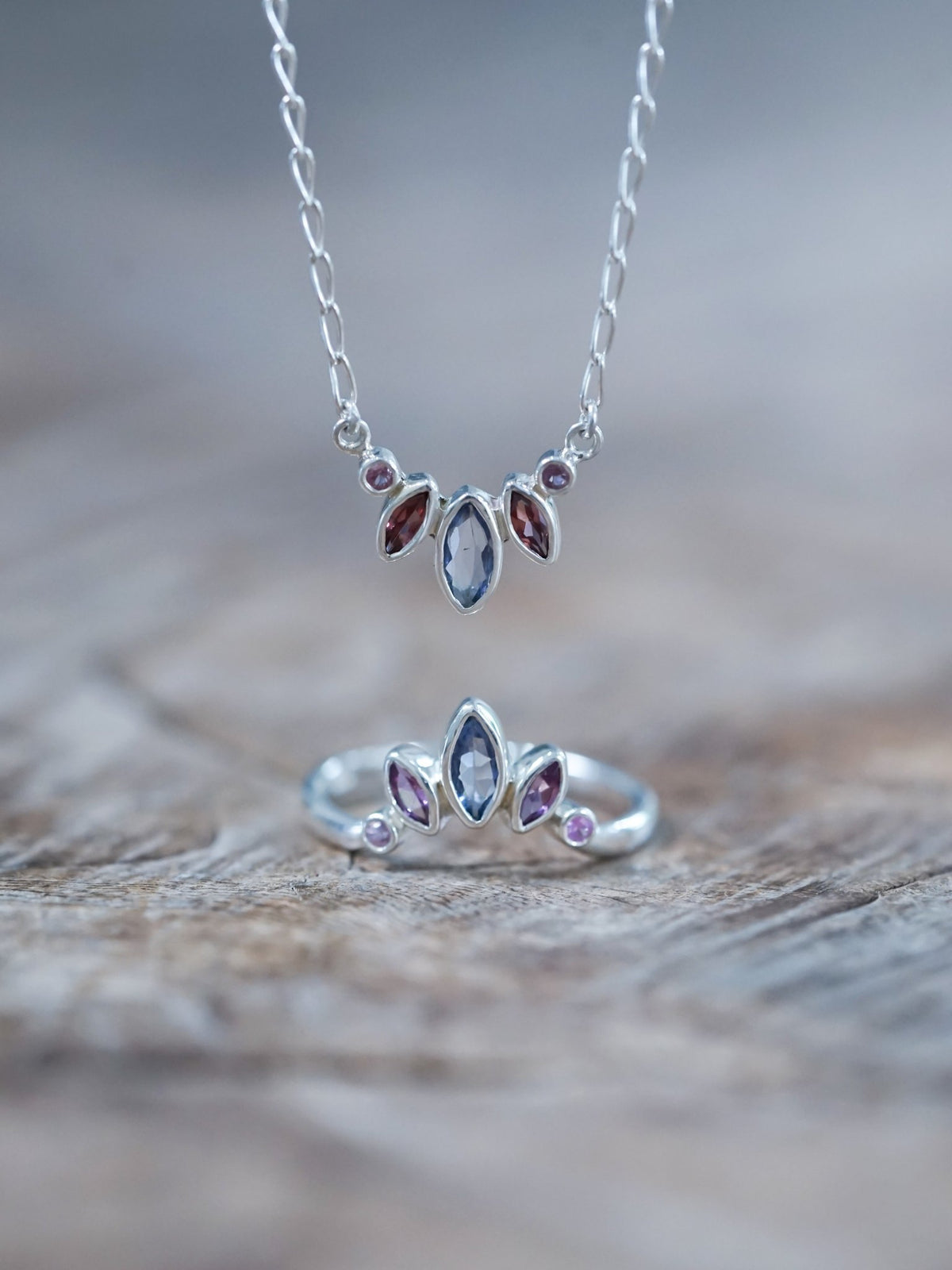 Purple Crown Necklace - Gardens of the Sun | Ethical Jewelry