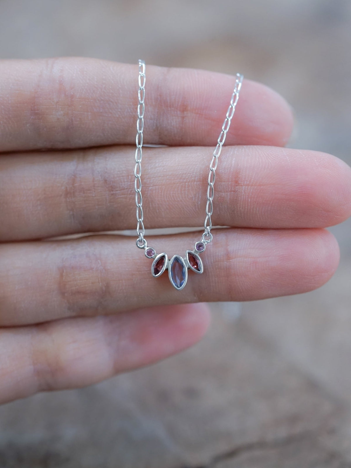 Purple Crown Necklace - Gardens of the Sun | Ethical Jewelry