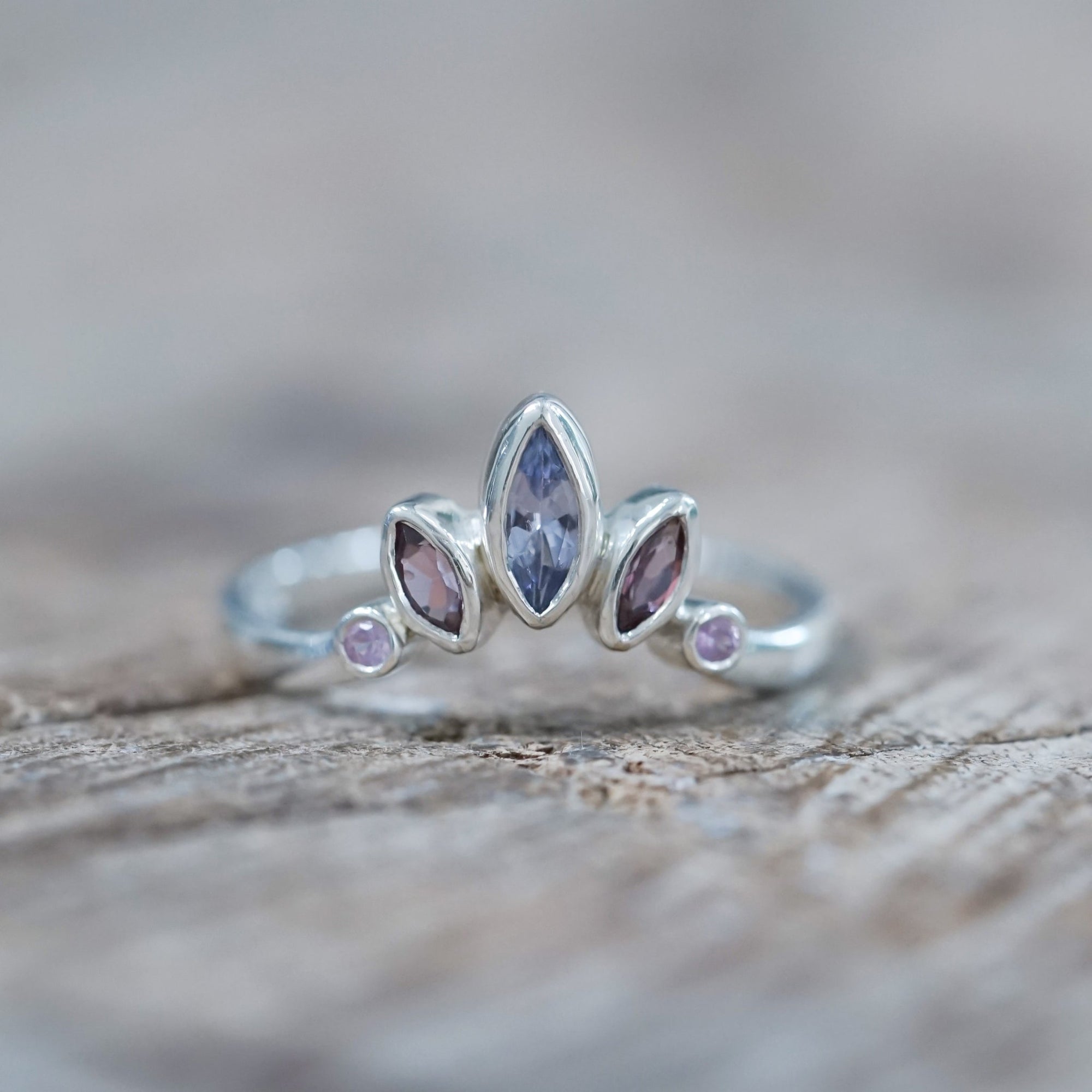 Purple Crown Ring - Gardens of the Sun | Ethical Jewelry