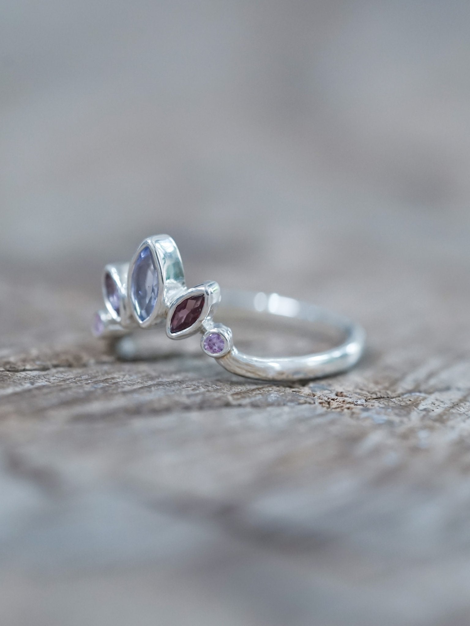 Purple Crown Ring - Gardens of the Sun | Ethical Jewelry