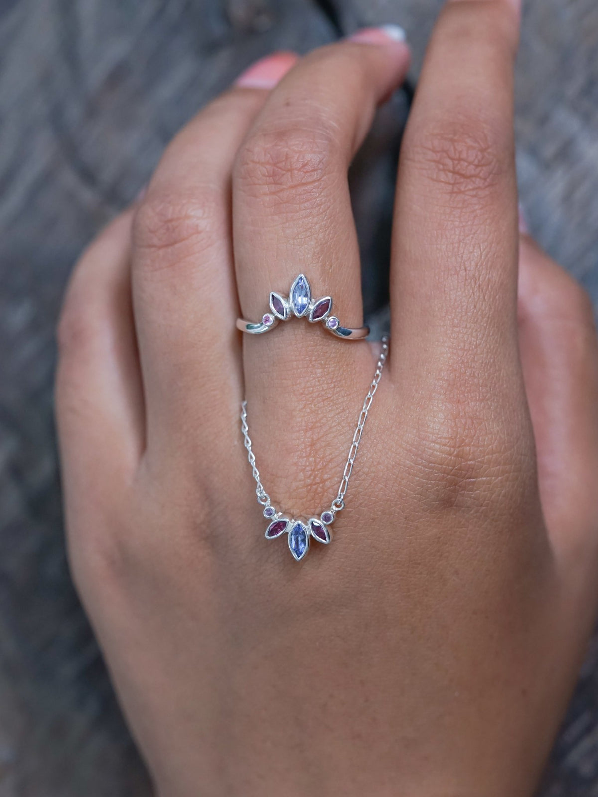 Purple Crown Ring - Gardens of the Sun | Ethical Jewelry