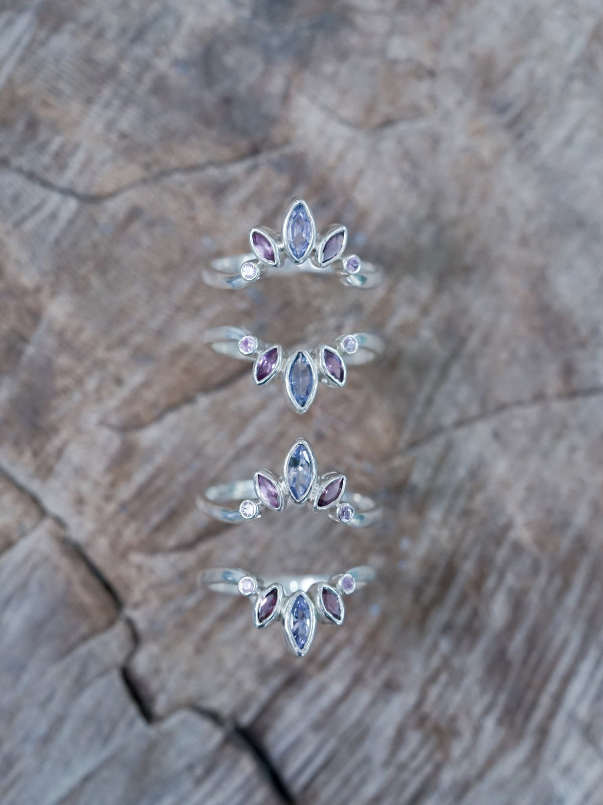 Purple Crown Ring - Gardens of the Sun | Ethical Jewelry