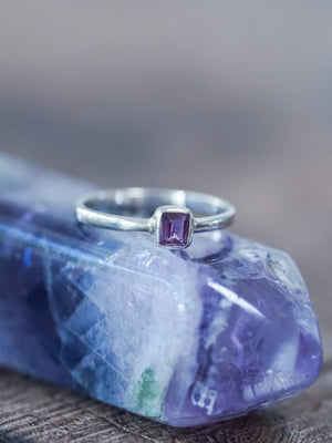 Purple Sapphire Ring - Gardens of the Sun | Ethical Jewelry