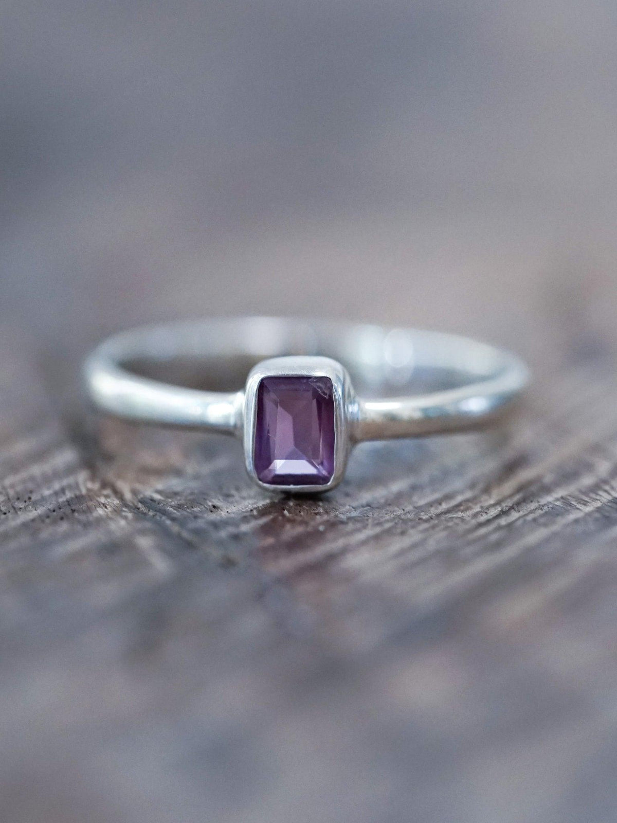 Purple Sapphire Ring - Gardens of the Sun | Ethical Jewelry